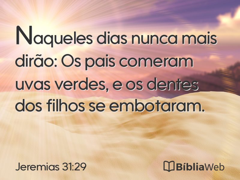 Jeremias 31:29 em imagem para compartilhar