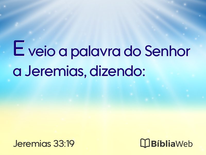Jeremias 33:19 em imagem para compartilhar