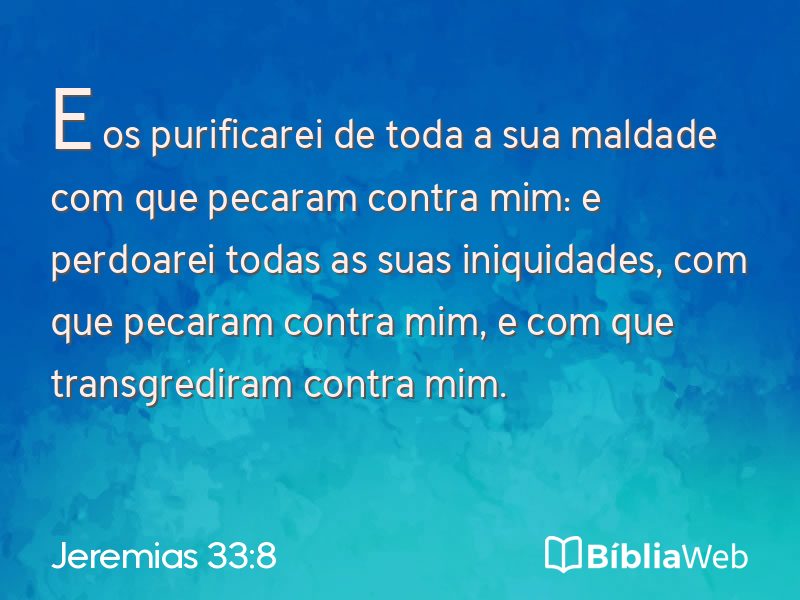 Jeremias 33:8 em imagem para compartilhar