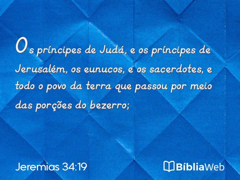 Jeremias 34:19 em imagem para compartilhar
