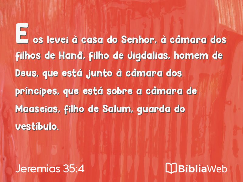 Jeremias 35:4 em imagem para compartilhar