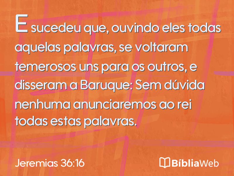Jeremias 36:16 em imagem para compartilhar
