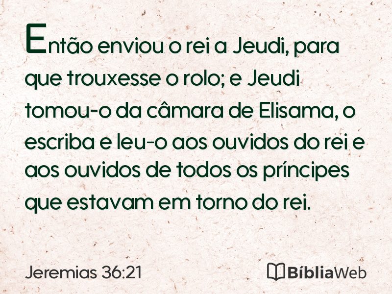 Jeremias 36:21 em imagem para compartilhar