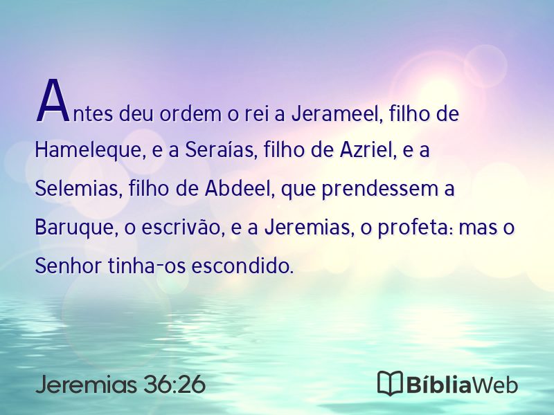Jeremias 36:26 em imagem para compartilhar