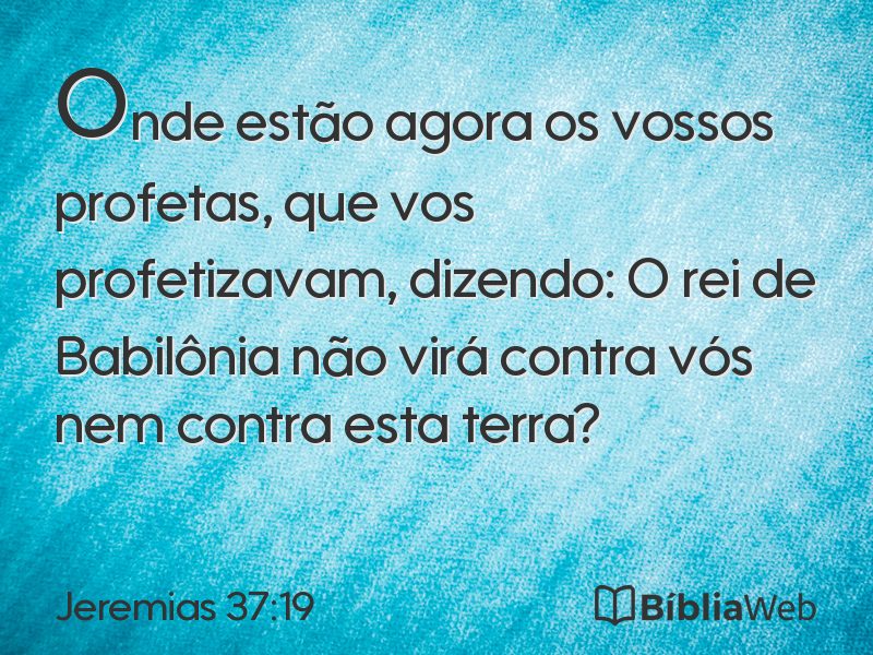 Jeremias 37:19 em imagem para compartilhar