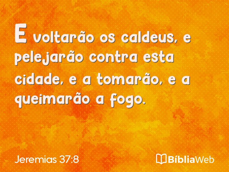 Jeremias 37:8 em imagem para compartilhar