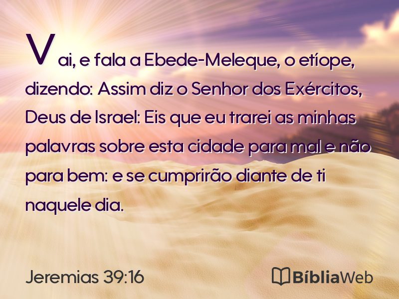 Jeremias 39:16 em imagem para compartilhar
