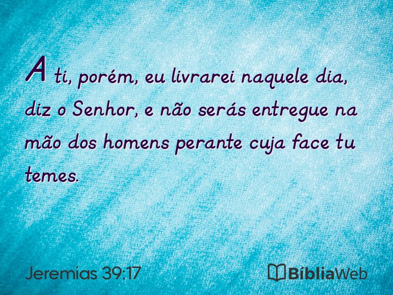 Jeremias 39:17 em imagem para compartilhar