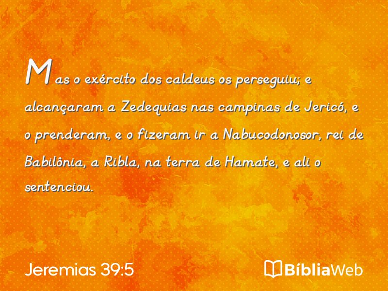 Jeremias 39:5 em imagem para compartilhar