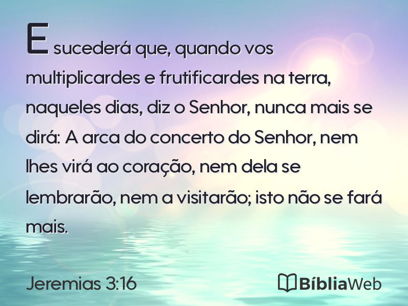 Jeremias 3:16 em imagem para compartilhar