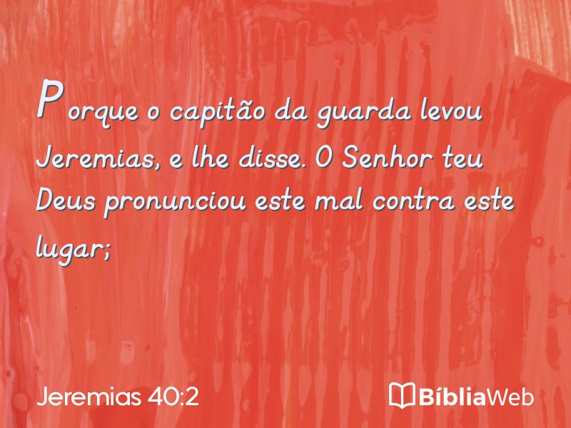 Jeremias 40:2 em imagem para compartilhar