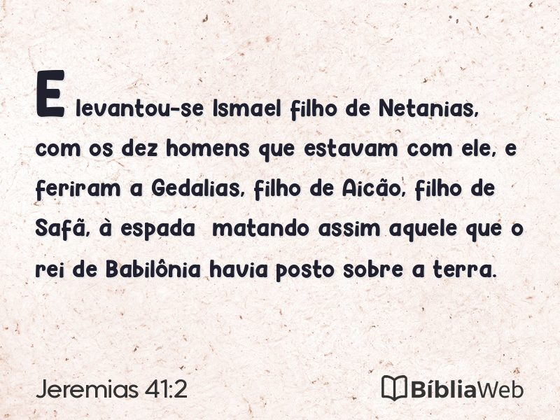 Jeremias 41:2 em imagem para compartilhar