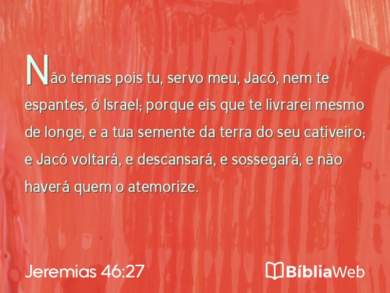 Jeremias 46:27 em imagem para compartilhar