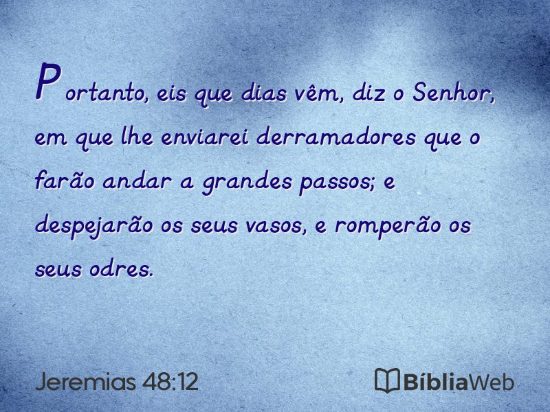 Jeremias 48:12 em imagem para compartilhar