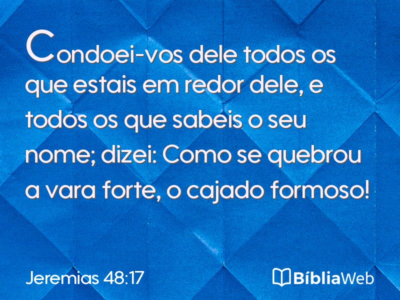 Jeremias 48:17 em imagem para compartilhar