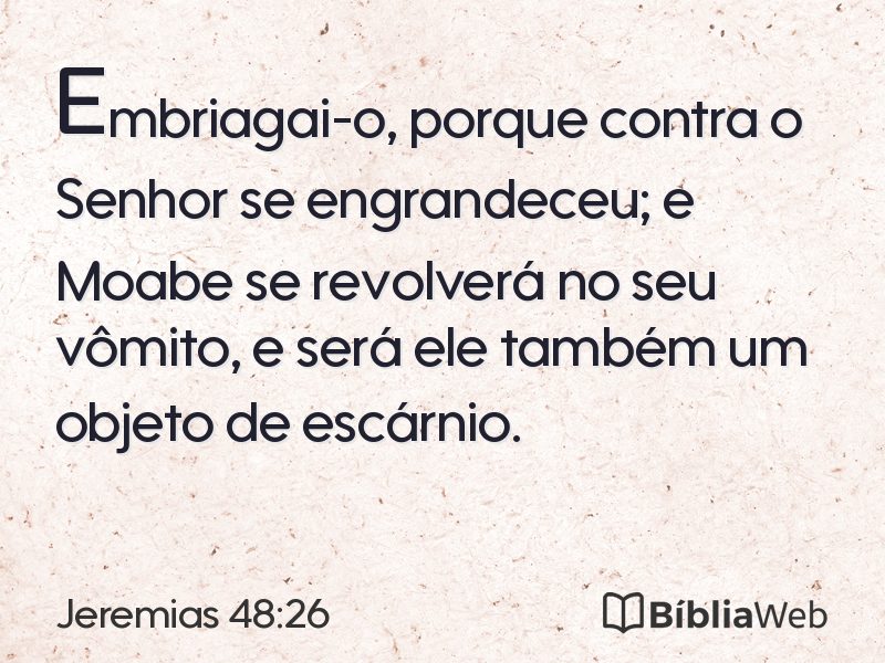 Jeremias 48:26 em imagem para compartilhar