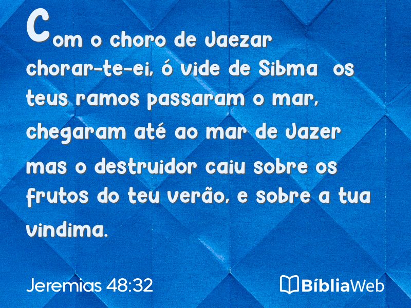 Jeremias 48:32 em imagem para compartilhar