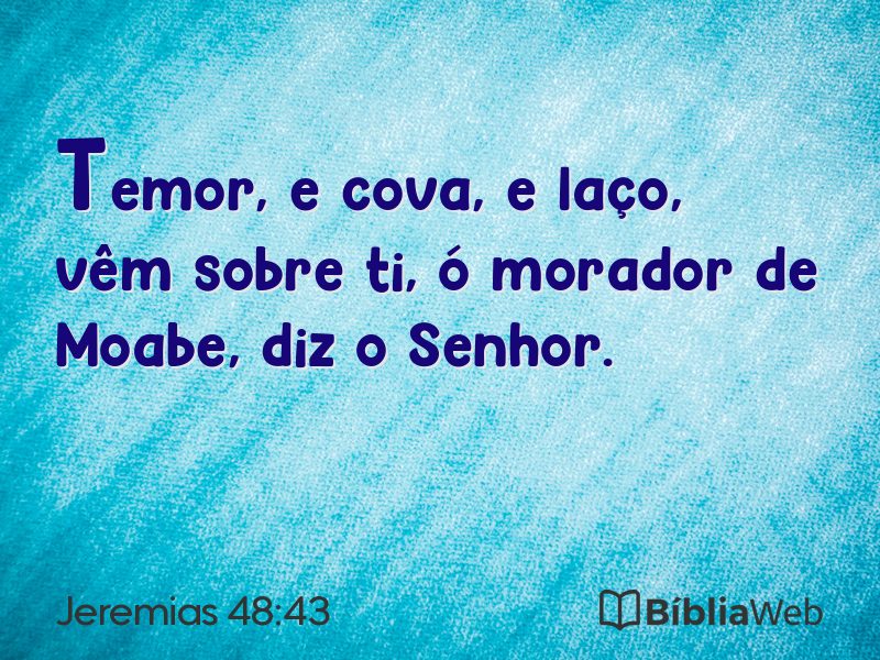 Jeremias 48:43 em imagem para compartilhar