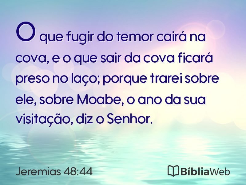 Jeremias 48:44 em imagem para compartilhar