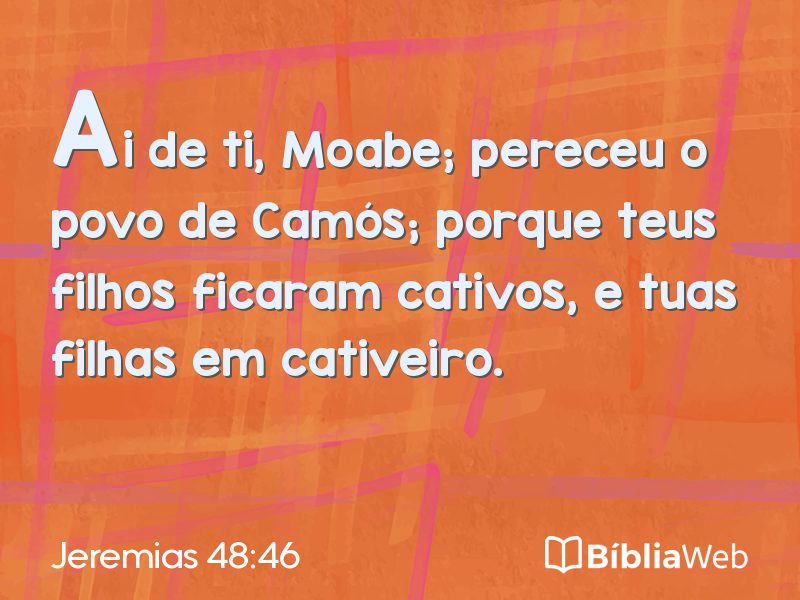 Jeremias 48:46 em imagem para compartilhar