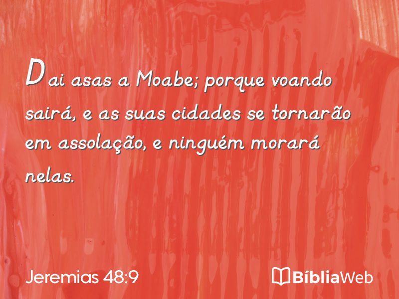 Jeremias 48:9 em imagem para compartilhar