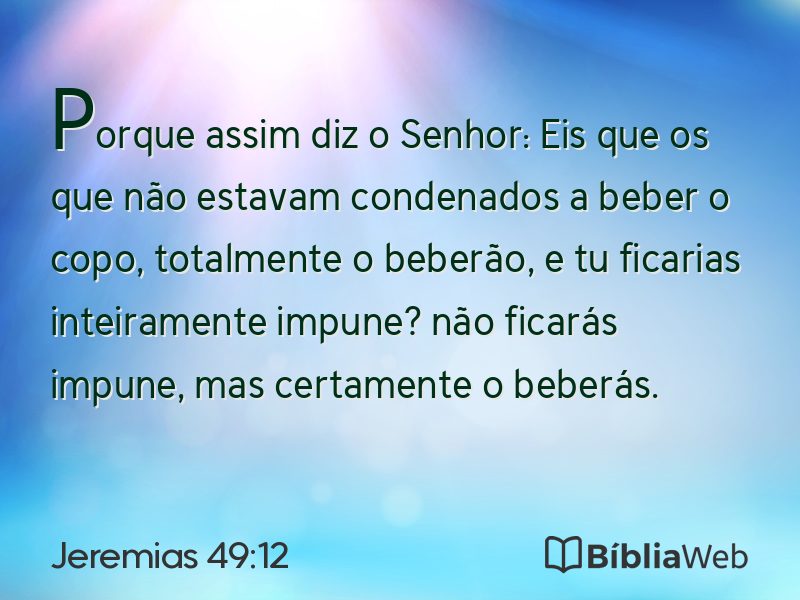 Jeremias 49:12 em imagem para compartilhar
