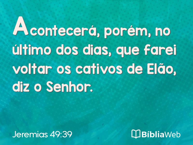 Jeremias 49:39 em imagem para compartilhar