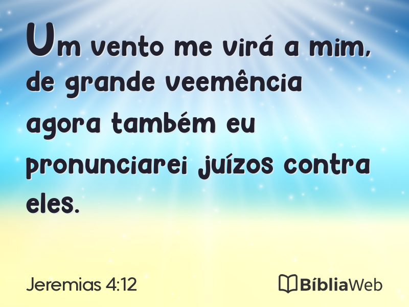 Jeremias 4:12 em imagem para compartilhar