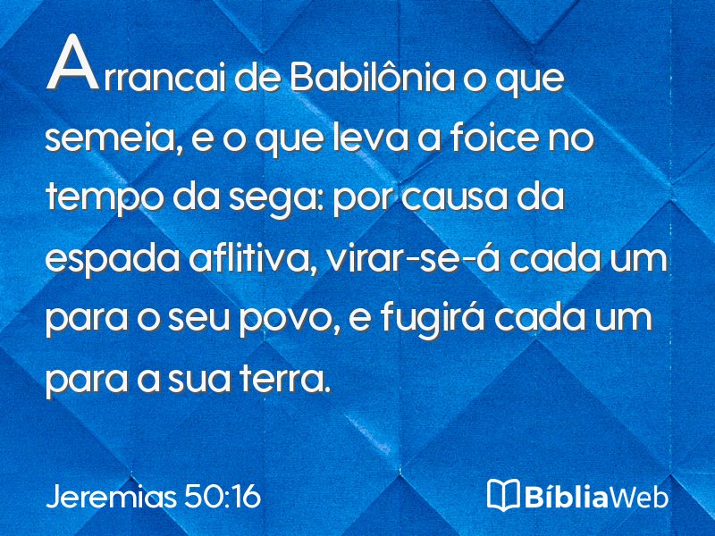Jeremias 50:16 em imagem para compartilhar
