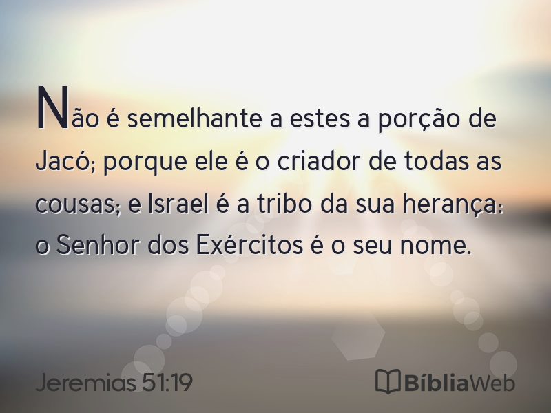 Jeremias 51:19 em imagem para compartilhar