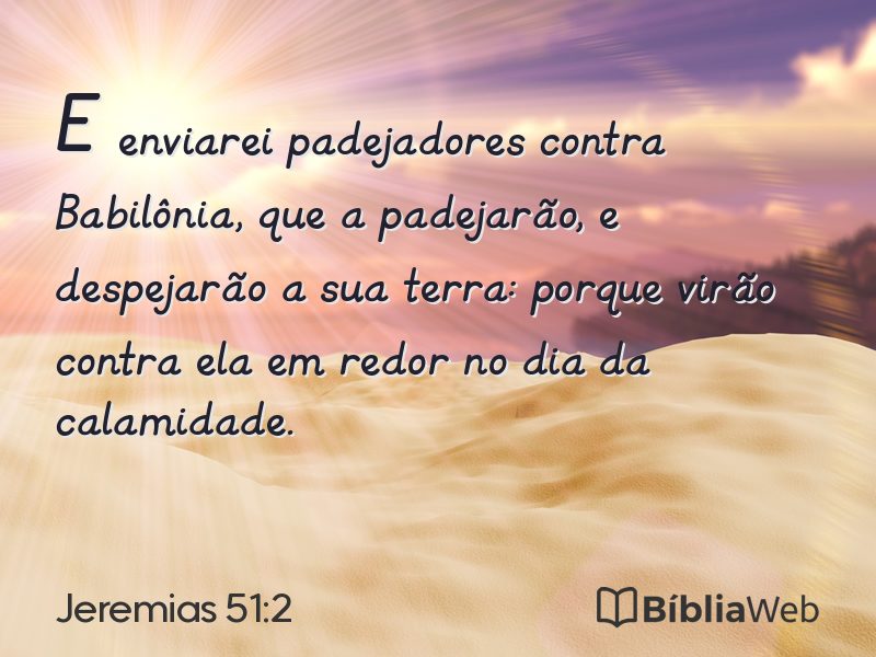 Jeremias 51:2 em imagem para compartilhar