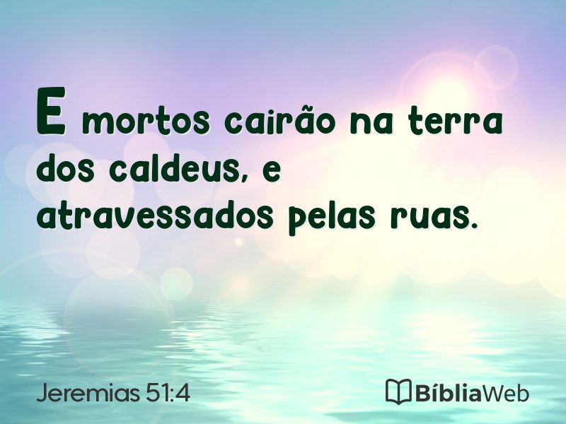 Jeremias 51:4 em imagem para compartilhar