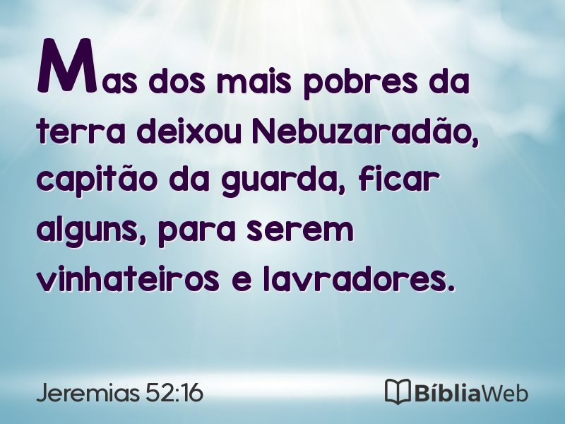 Jeremias 52:16 em imagem para compartilhar