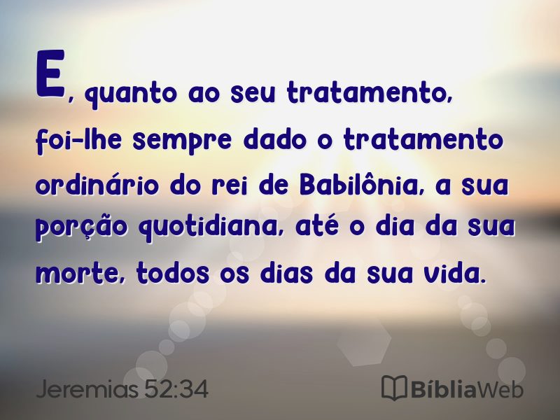 Jeremias 52:34 em imagem para compartilhar