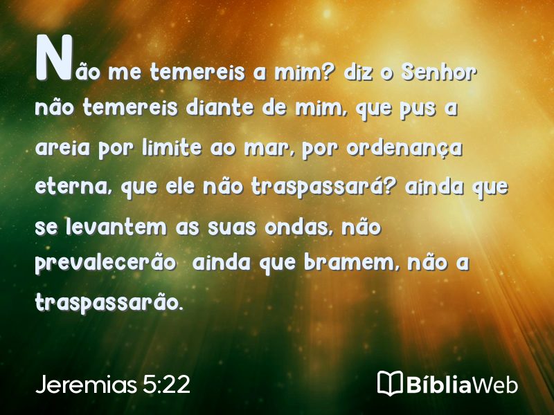 Jeremias 5:22 em imagem para compartilhar