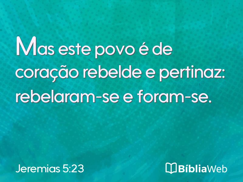 Jeremias 5:23 em imagem para compartilhar