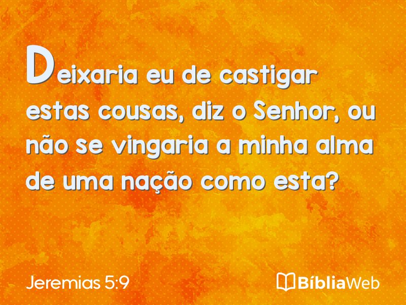 Jeremias 5:9 em imagem para compartilhar