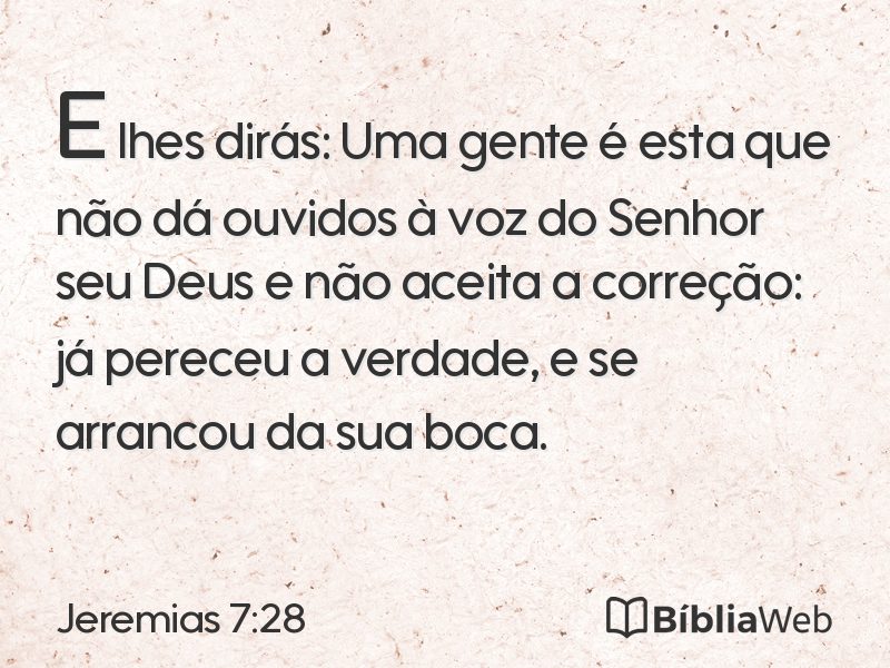 Jeremias 7:28 em imagem para compartilhar