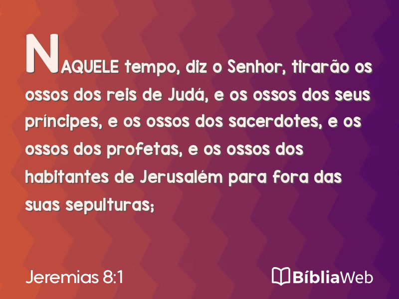Jeremias 8:1 em imagem para compartilhar