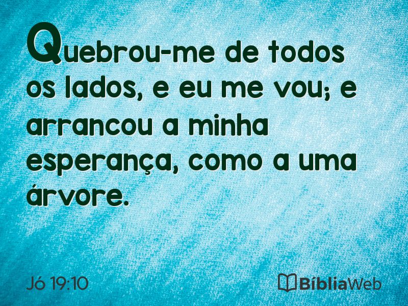 Jó 19:10 em imagem para compartilhar