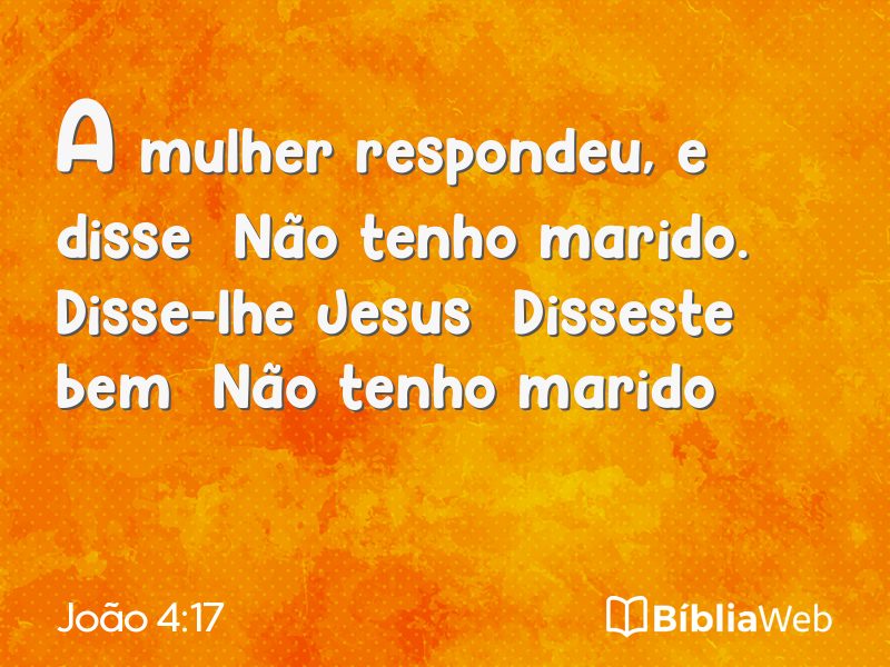 João 4:17 em imagem para compartilhar
