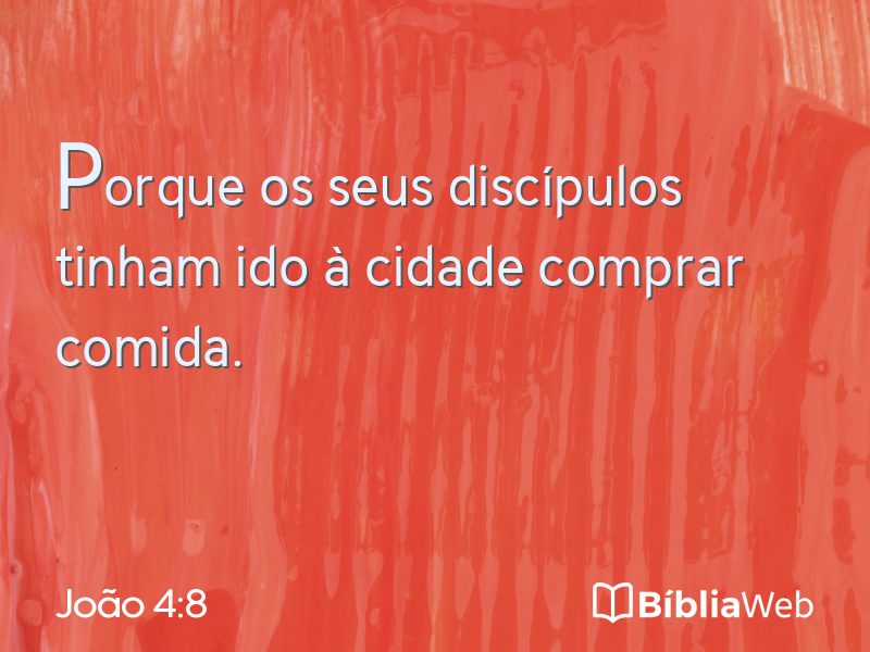 João 4:8 em imagem para compartilhar