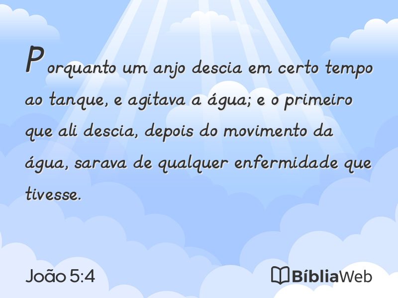 João 5:4 em imagem para compartilhar