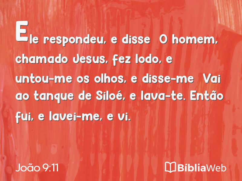 João 9:11 em imagem para compartilhar