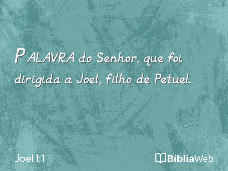 Joel 1:1 em imagem para compartilhar