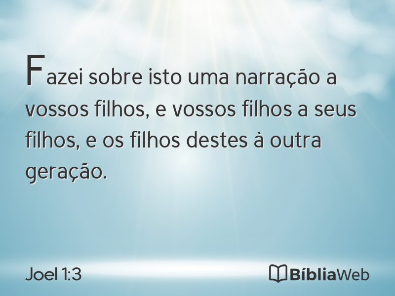 Joel 1:3 em imagem para compartilhar