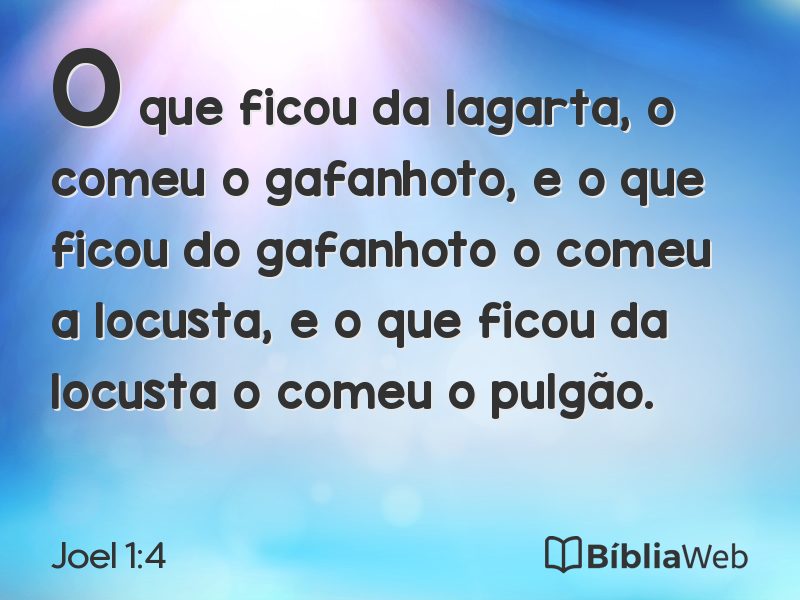 Joel 1:4 em imagem para compartilhar