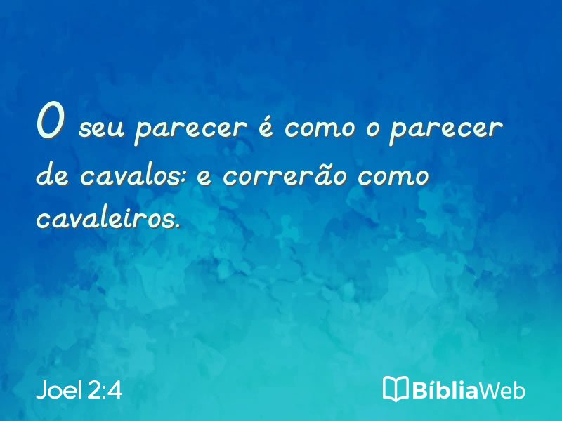 Joel 2:4 em imagem para compartilhar