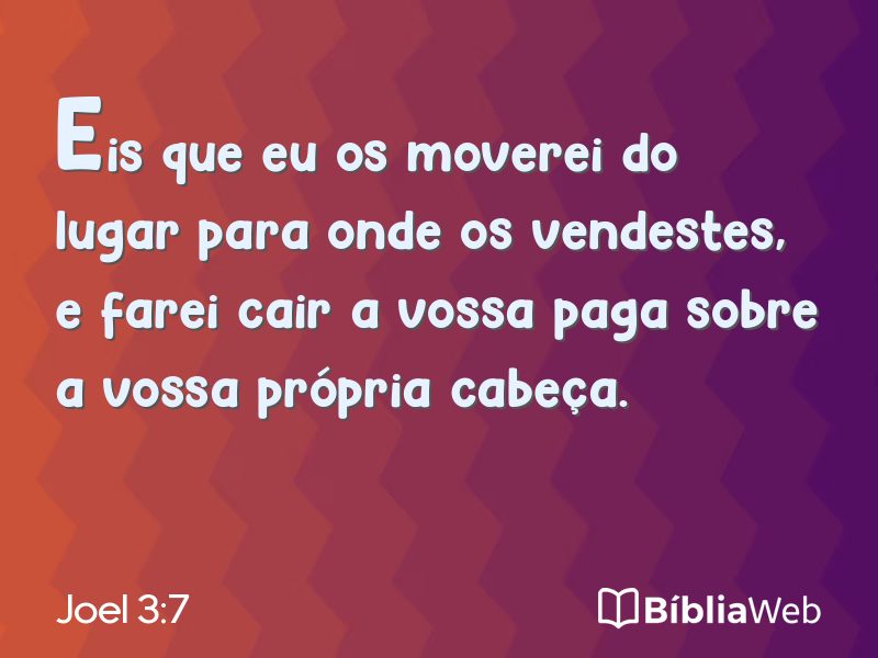 Joel 3:7 em imagem para compartilhar