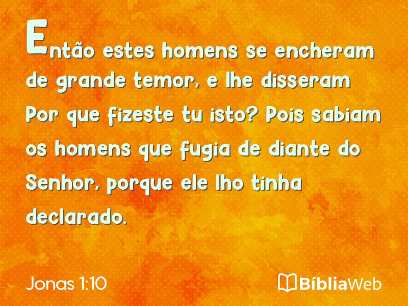 Jonas 1:10 em imagem para compartilhar